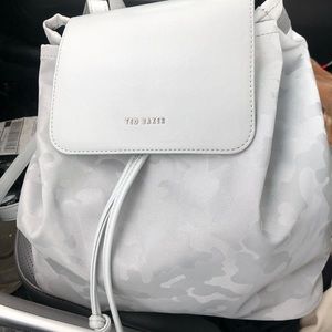 Ted Baker camo reflective backpack